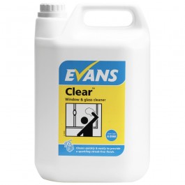Evans Vanodine Clear Window Cleaner 5ltr