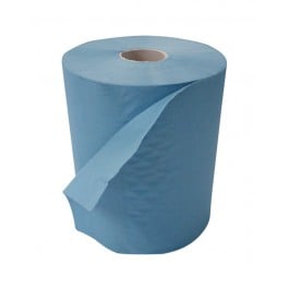 Blue 150m 1Ply 20cm Rollamatic Roll - 6 Rolls per Case