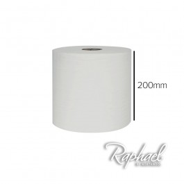 Raphael®1 Ply White Roll Towel Paper  