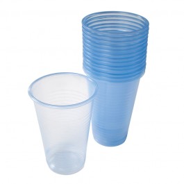 7oz/ 227ml Tall Blue Tint Disposable Water Cups - Case of 1000