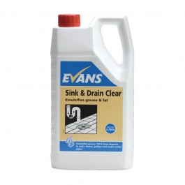 Evans Vanodine Sink & Drain Clear 2.5ltr
