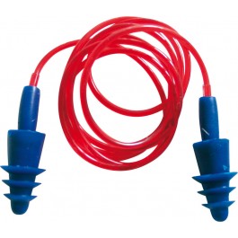 Delta Plus CONICFIT06 Corded Reusable Earplugs - Pack of 6