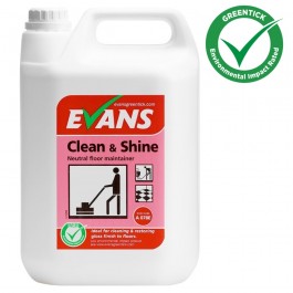 Evans Vanodine Clean & Shine Floor Maintainer 5ltr 