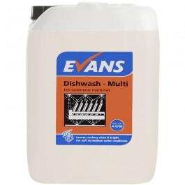 Evans Vanodine Dish Wash Detergent Multi 20 litre