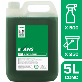 Evans Vanodine EC7 Green Zone Concentrated Heavy Duty Cleaner Bulk Refill 5ltr