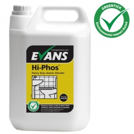 Evans Vanodine Hi-Phos Heavy Duty Cleaner and Descaler 5Ltr
