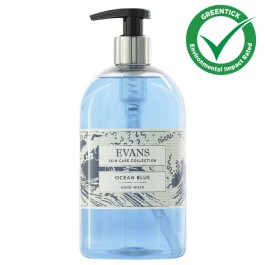 Evans Vanodine Ocean Blue Hand Soap and Body Wash 500ml Pump