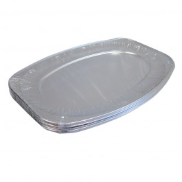 Oval Foil Large Platters - 10 per Pack