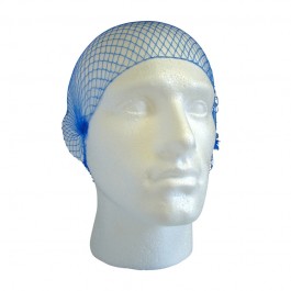Metal Detectable Disposable Hairnets - Pack of 100