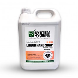 System Hygiene Liquid Hand & Body Soap 5Ltr