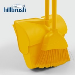 Hillbrush-Lobby-Broom-with-Lightweight-Lobby-Dustpan-Yellow