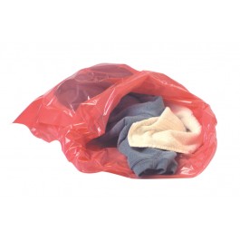 Dissolving Strip Red Laundry Sack - 200 per Case