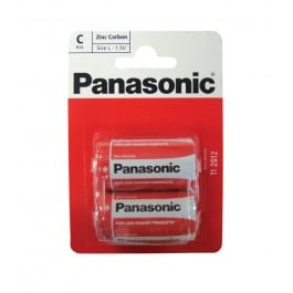Panasonic Type C 1.5v Batteries - Pack of 2