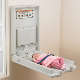 Vertical Wall Mounted Baby Changing Unit
