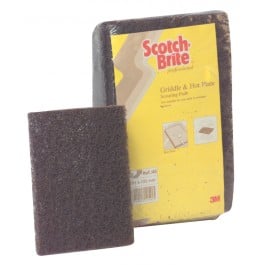 3M Scotch Brite 46 Griddle and Hot Plate Cleaning Pads - Pack of 10