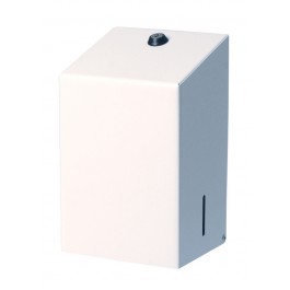Standard White Metal Superflat Pack Toilet Tissue Dispenser
