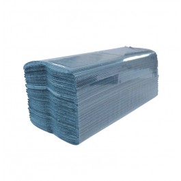 Super Blue 1ply C Fold Paper Hand Towels - 2955 per Case
