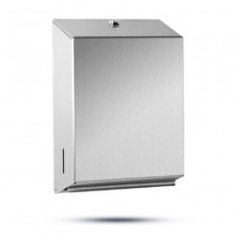 Large Polished Stainless Steel Multi-use Paper Towel Dispenser