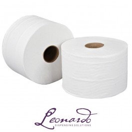 Leonardo 2ply white Flight Hand Towel Roll (200m x 6) 