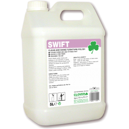 Clover Swift Clean and Shine Polish 5ltr