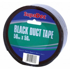Black Vinyl Duct Tape 50mm x 50m