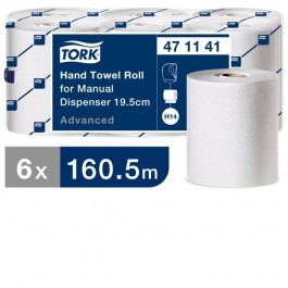 471141 Tork 2-ply Hand Towel Roll White H14
