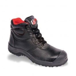 V12 V6 Rhino Black 5 D-Ring Scuff Cap Safety Boot - Available In Sizes 3-13