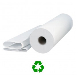 50cm (20") 2ply 40m (100 sheet) White Hygiene Roll - 9 per Case