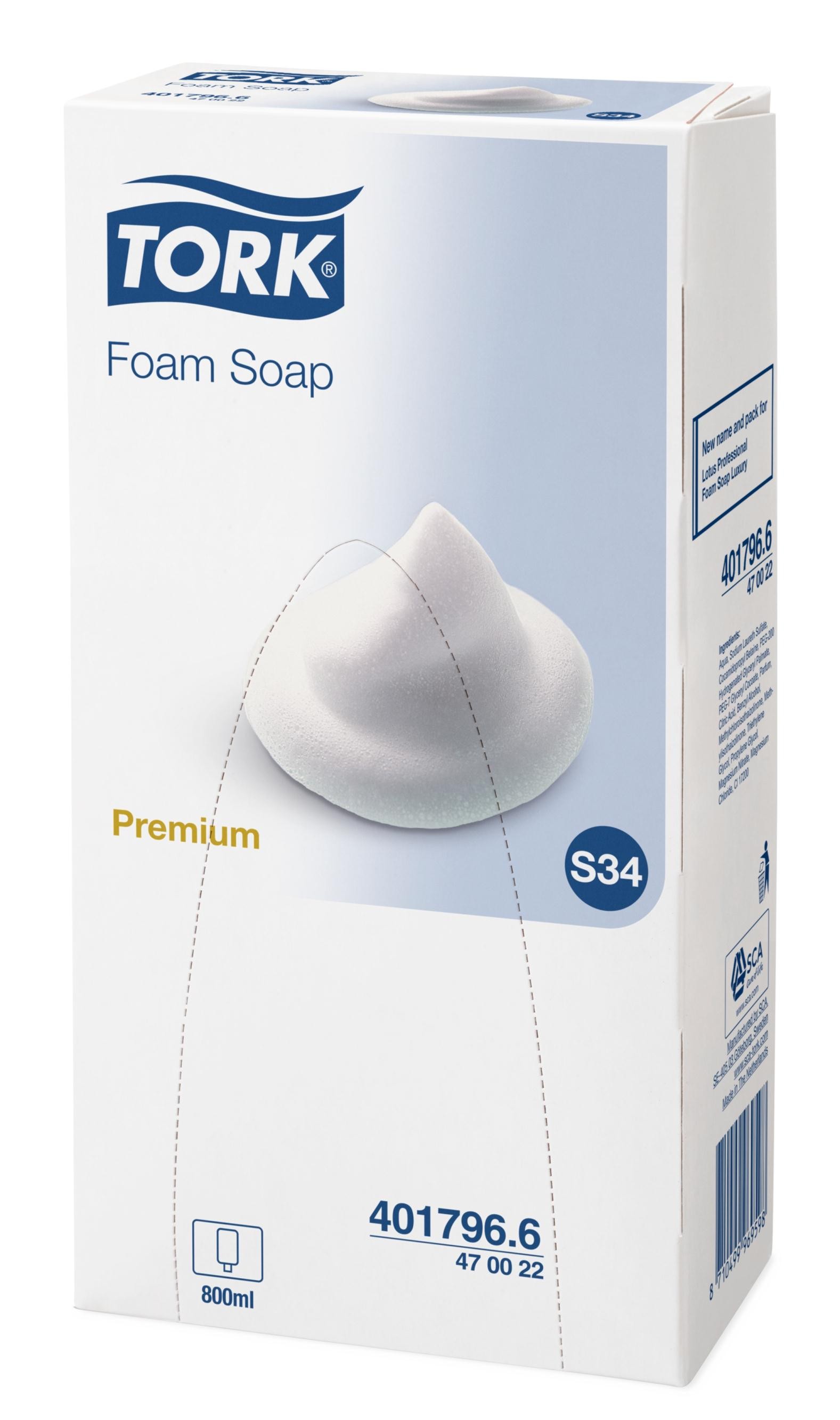 470022 Tork S34 Luxury Foam Hand Soap