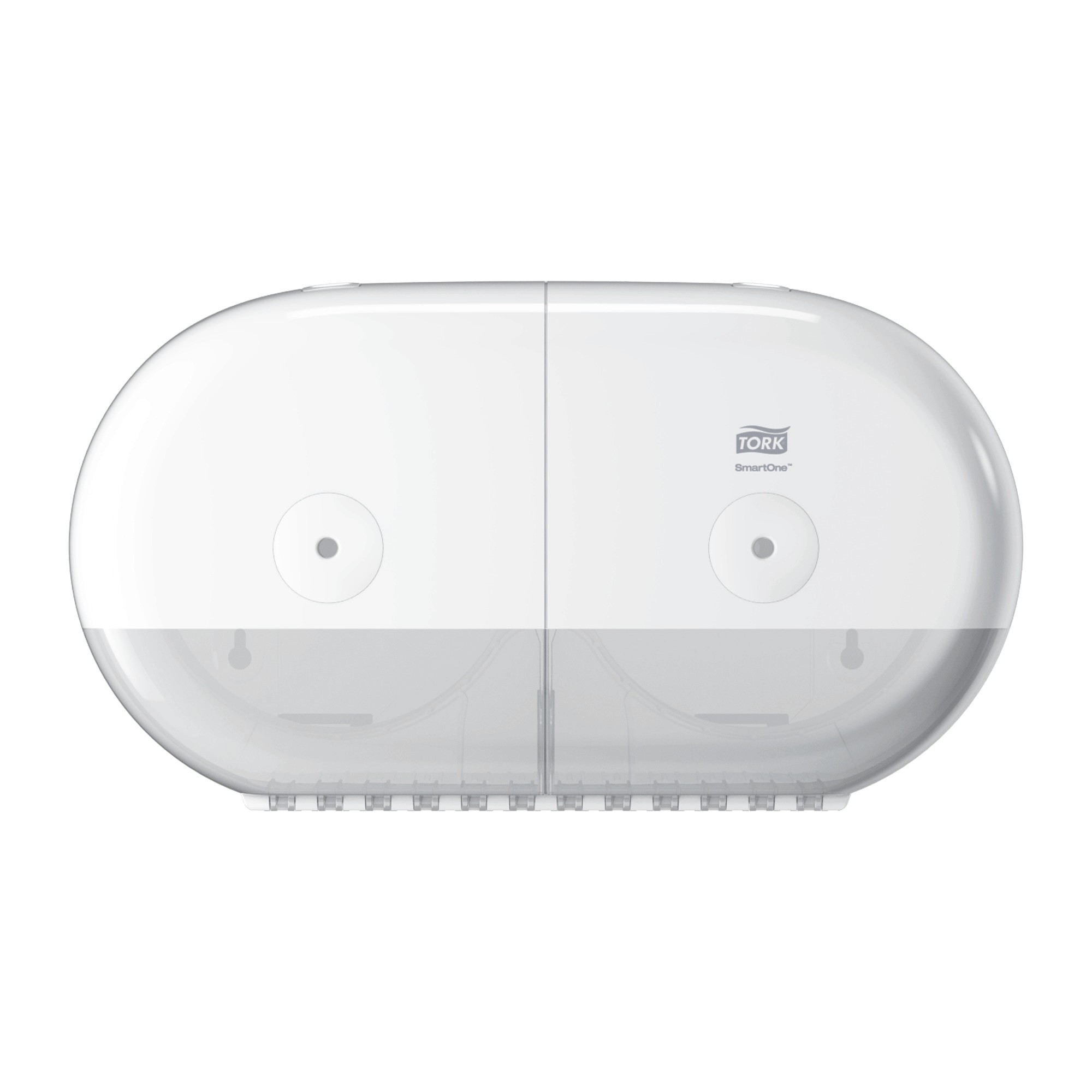 682000 Tork T9 SmartOne® Twin Mini Toilet Roll Dispenser (White) 3