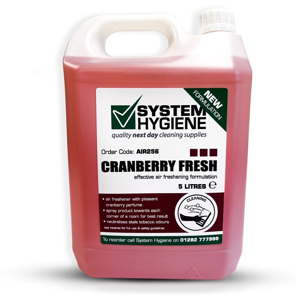 System Hygiene Cranberry Fresh Liquid Air Freshener 5ltr 