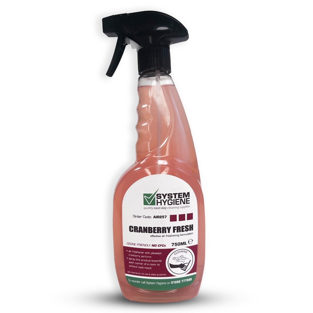 System Hygiene Cranberry Fresh Liquid Air Freshner 750ml Trigger 