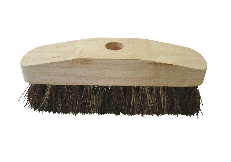 22cm (9") Wooden Deck Scrub Brush Head