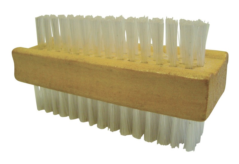 Double Sided Wooden Nail Brush