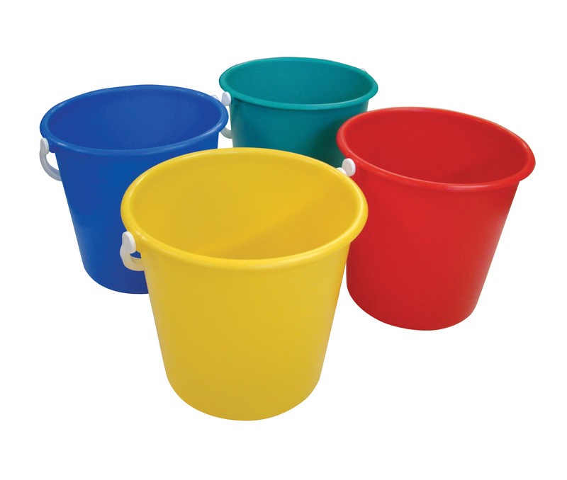 10Ltr Plastic Bucket - Colour Coded