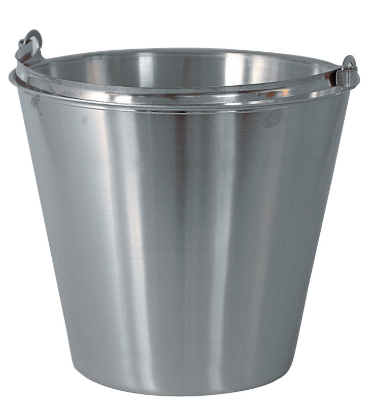 12Ltr Stainless Steel Bucket Pail