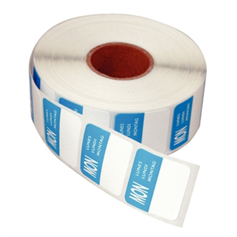 Day Stickers - Monday - Roll of 1000 Labels