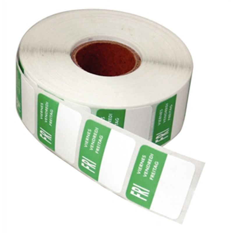 Day Stickers - Friday - Roll of 1000 Labels