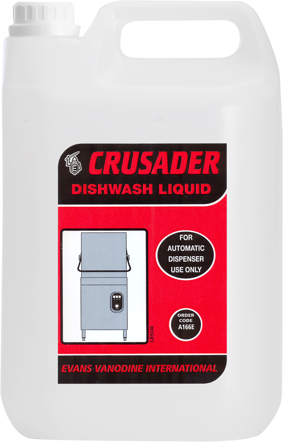 Evans Vanodine Crusader Dish Wash Detergent 5ltr