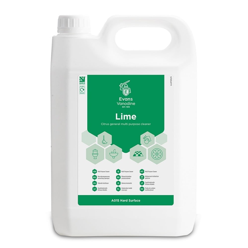 Evans Vanodine Lime Disinfectant 5ltr 
