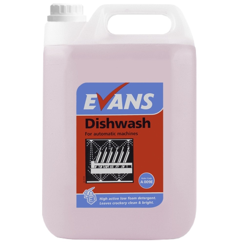 Evans Vanodine Auto Dosing Dish Wash Detergent 5Ltr