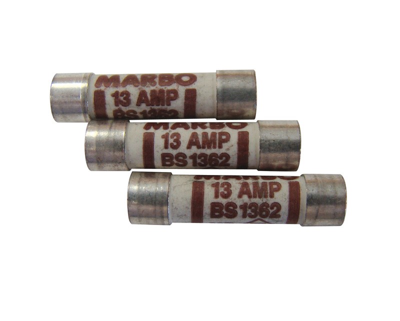 13 Amp Plug Top Fuses - Pack of 10
