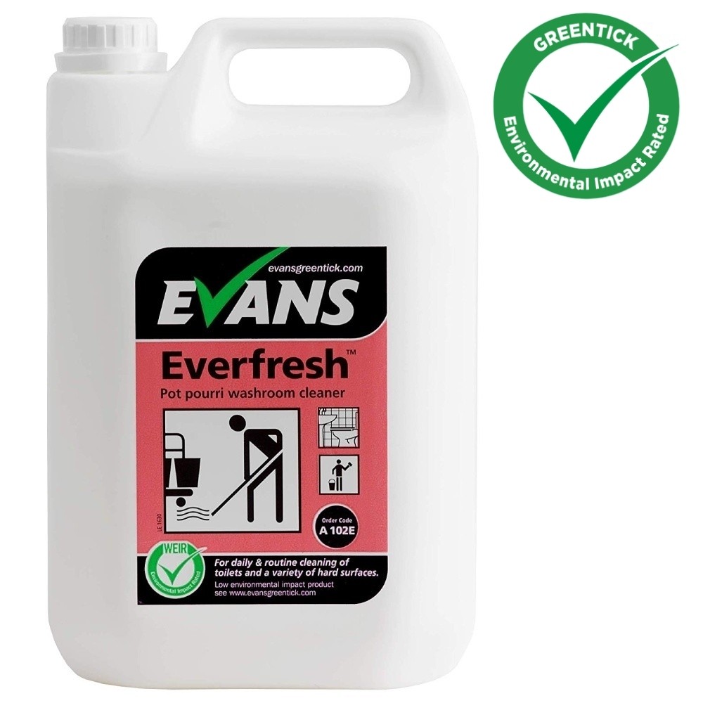Evans Vanodine Everfresh Pot Pourri Toilet Cleaner 5ltr 