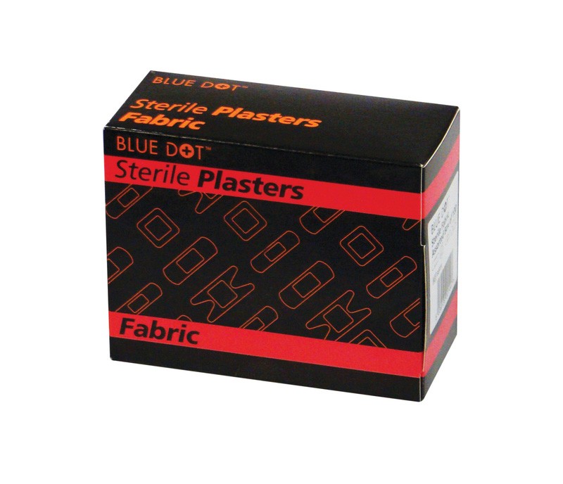 Assorted Fabric Plasters - Box of 100