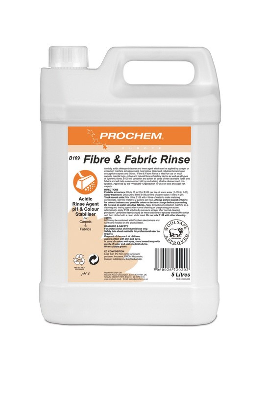 Prochem B109 Fibre and Fabric Rinse 5ltr