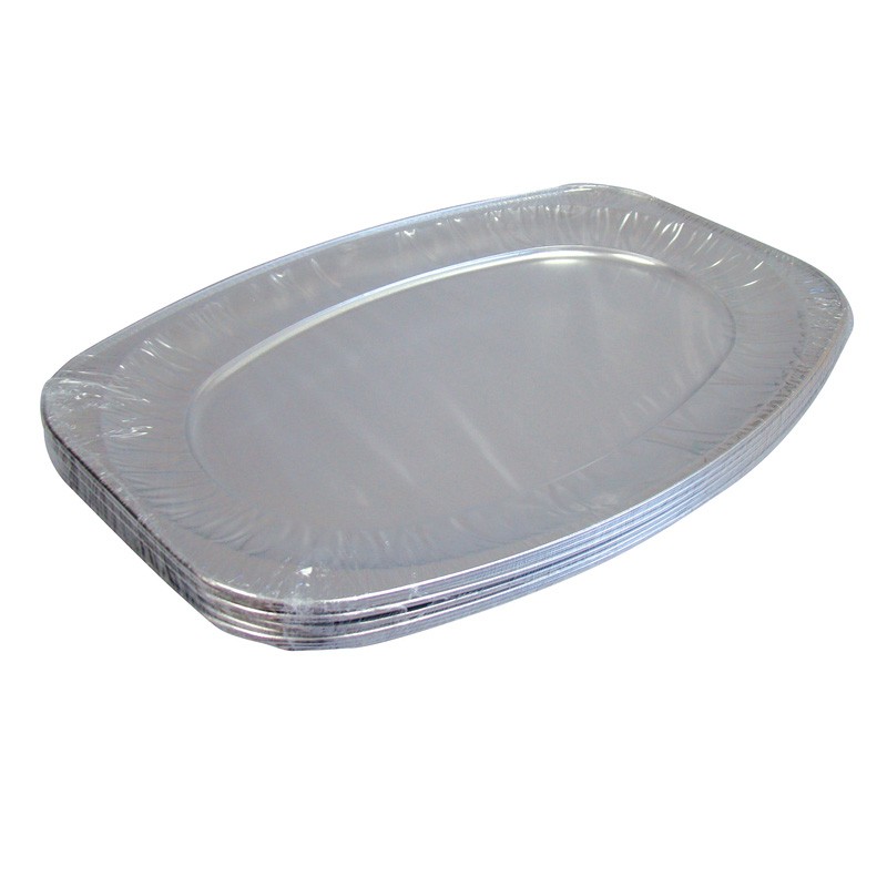 Oval Foil Large Platters - 10 per Pack
