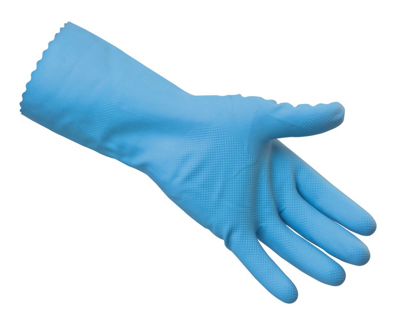 Standard Household Rubber Gloves - Available in Blue, Pink or Yellow