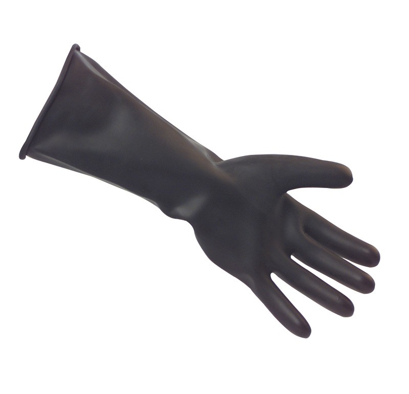 Black Heavy Weight Rubber Gloves