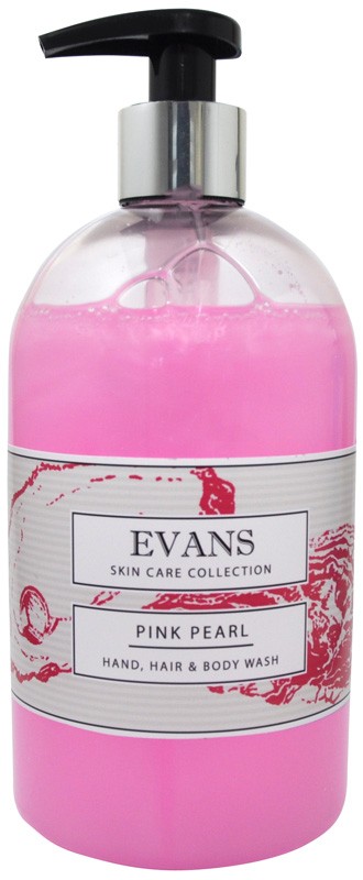 Evans Vanodine Pink Pearl Hand Soap & Body Wash 500ml Pump