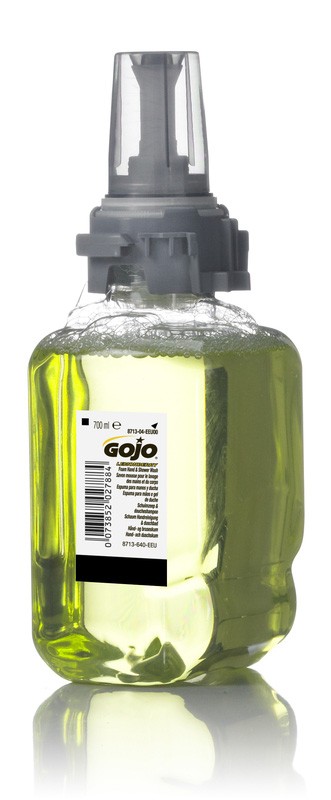 GOJO 8713 ADX-7 Lemonberry Foam Hand and Shower Wash 700ml - Case of 4